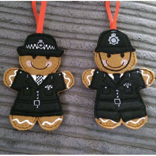 Ginger Policeman and Policewoman